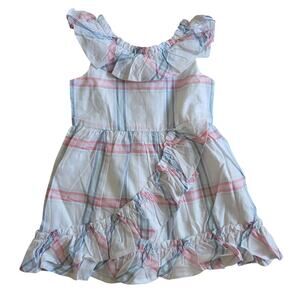 Janie And Jack Ruffle Plaid Dress